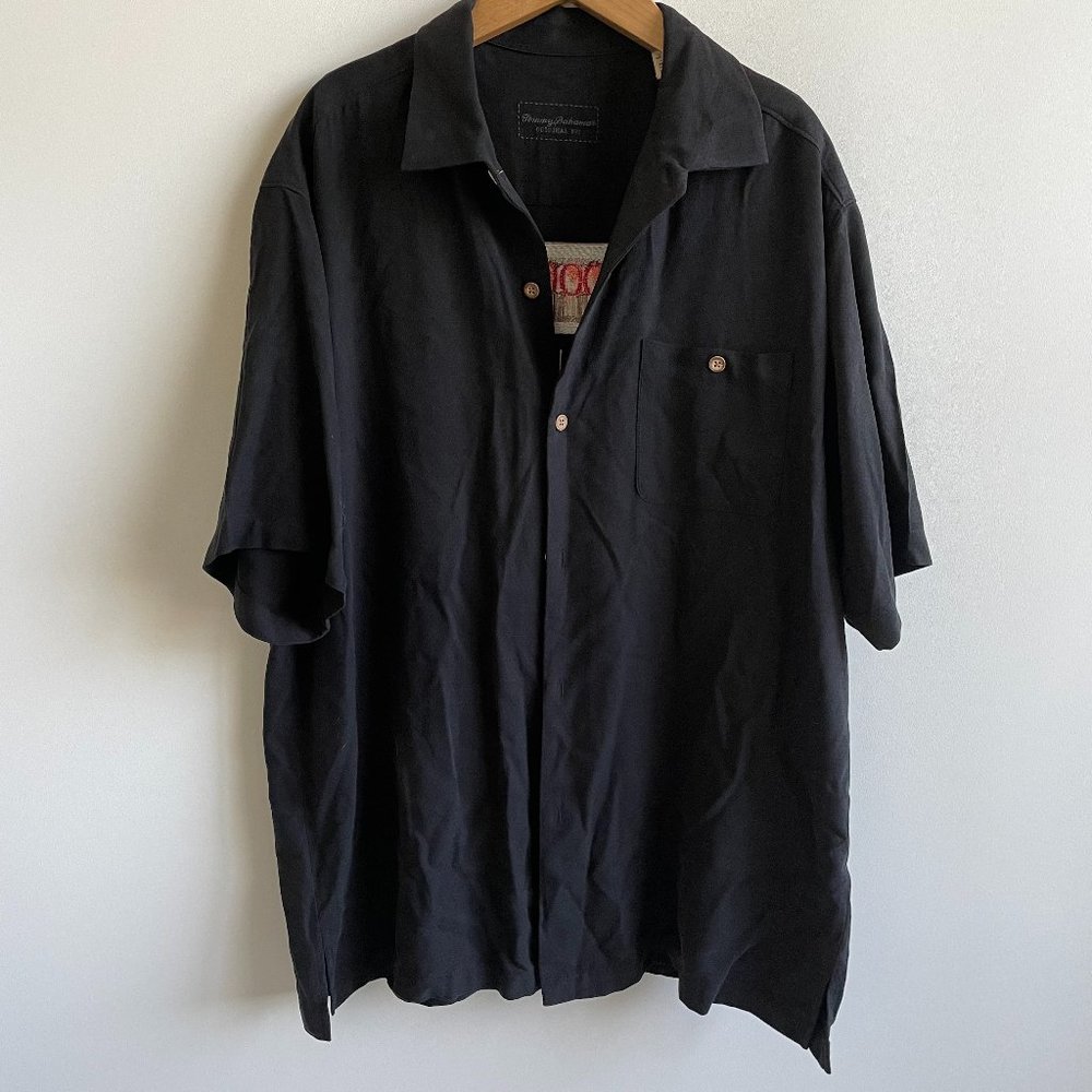 Mens Tommy Bahama 100% Silk Short Sleeve Button Up